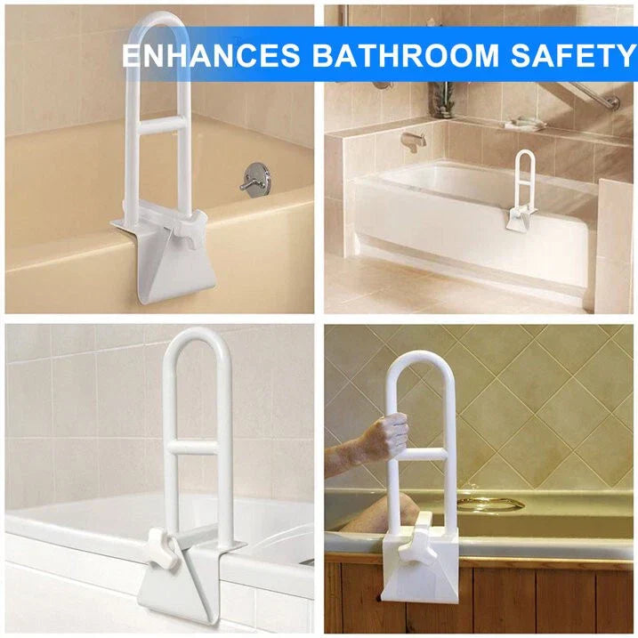BowLift | Bathtub Safety Grab Bar for Seniors & Mobility Support – No Drill, Secure Bathroom Handle