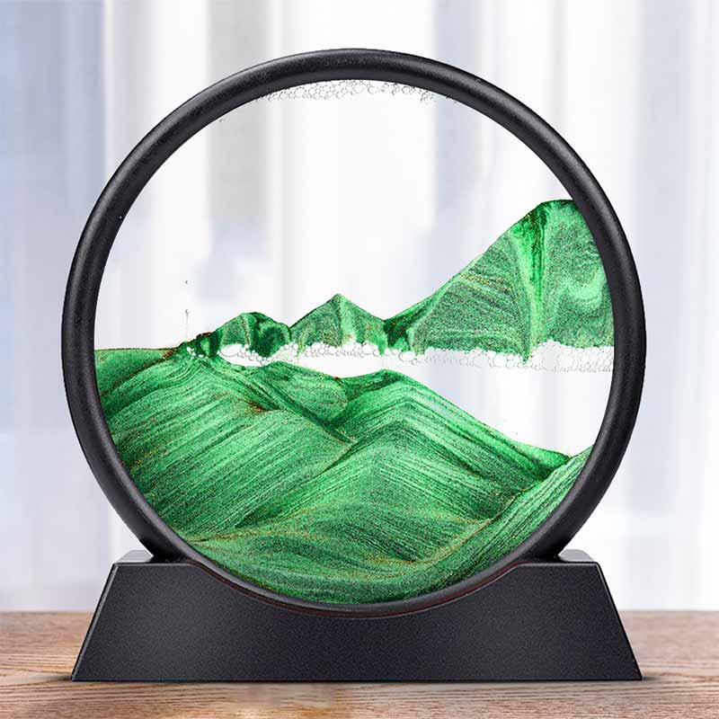 BowLift | 3D Hourglass Sand Timer - Decorative Hourglass for Home Decor, Office Desk, and Gift Ideas