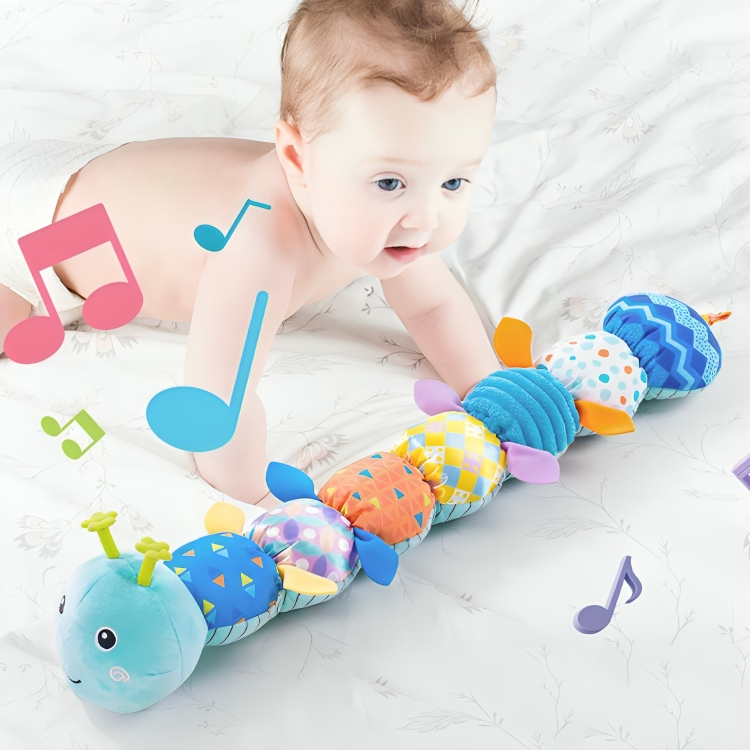 BowLift | Baby Sensory Plush Musical Caterpillar Toy