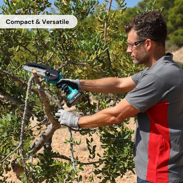 BowLift | Cordless Electric Chainsaw | Lightweight, Ergonomic Design & Ideal for Effortless Pruning and Trimming