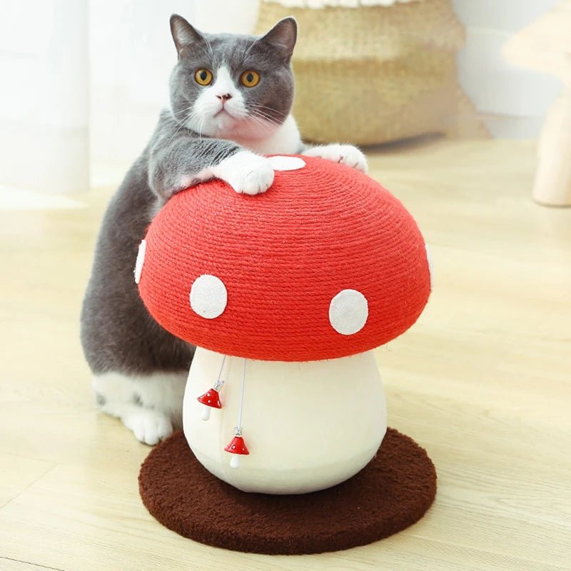 ShroomScratch • Mushroom Cat Scratcher - Cat Scratcher - BowLift