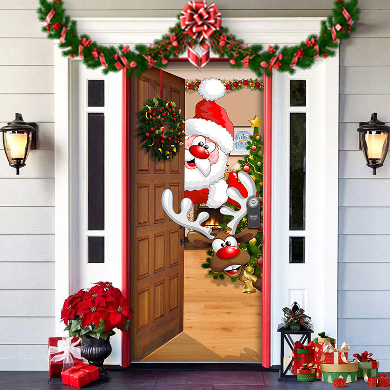 BowLift | Nightmare Before Christmas Outdoor Decorations Props Christmas Elves Door Cover