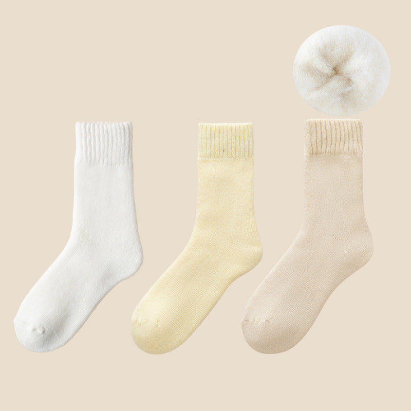 BowLift | Unisex Thermal Socks | Self-Heating Fleece Lining | Moisture-Wicking | 3-Pair Set