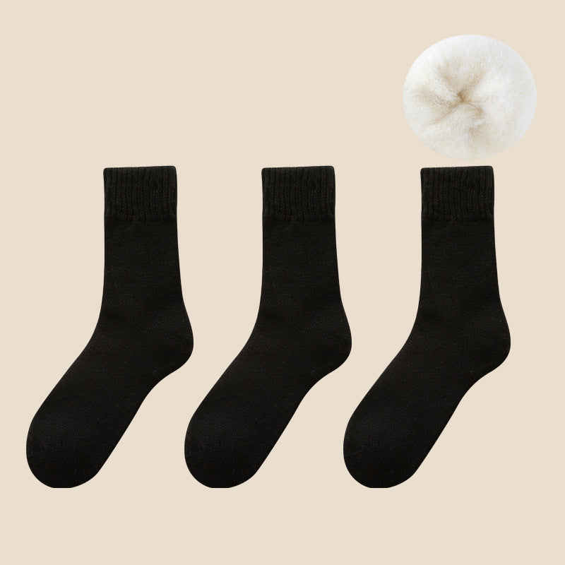 BowLift | Unisex Thermal Socks | Self-Heating Fleece Lining | Moisture-Wicking | 3-Pair Set