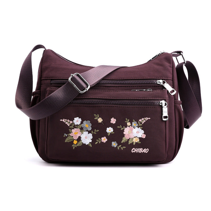 BowLift | Embroidered Flower Shoulder Bag