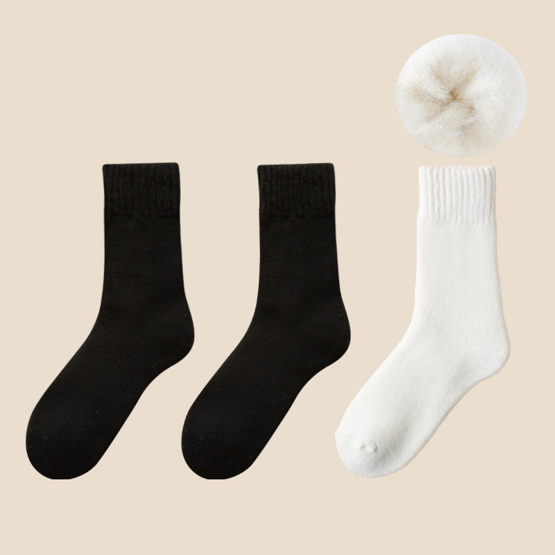 BowLift | Unisex Thermal Socks | Self-Heating Fleece Lining | Moisture-Wicking | 3-Pair Set