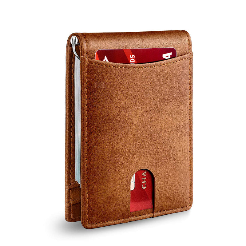 BowLift | Genuine Leather Anti-theft Swipe Card Holder