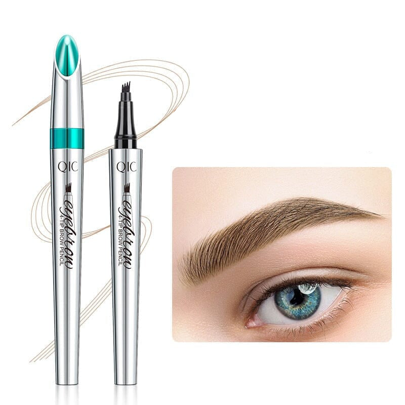 BowLift | Waterproof 3D Microblading Eyebrow Pencil with 4 Fork Tips