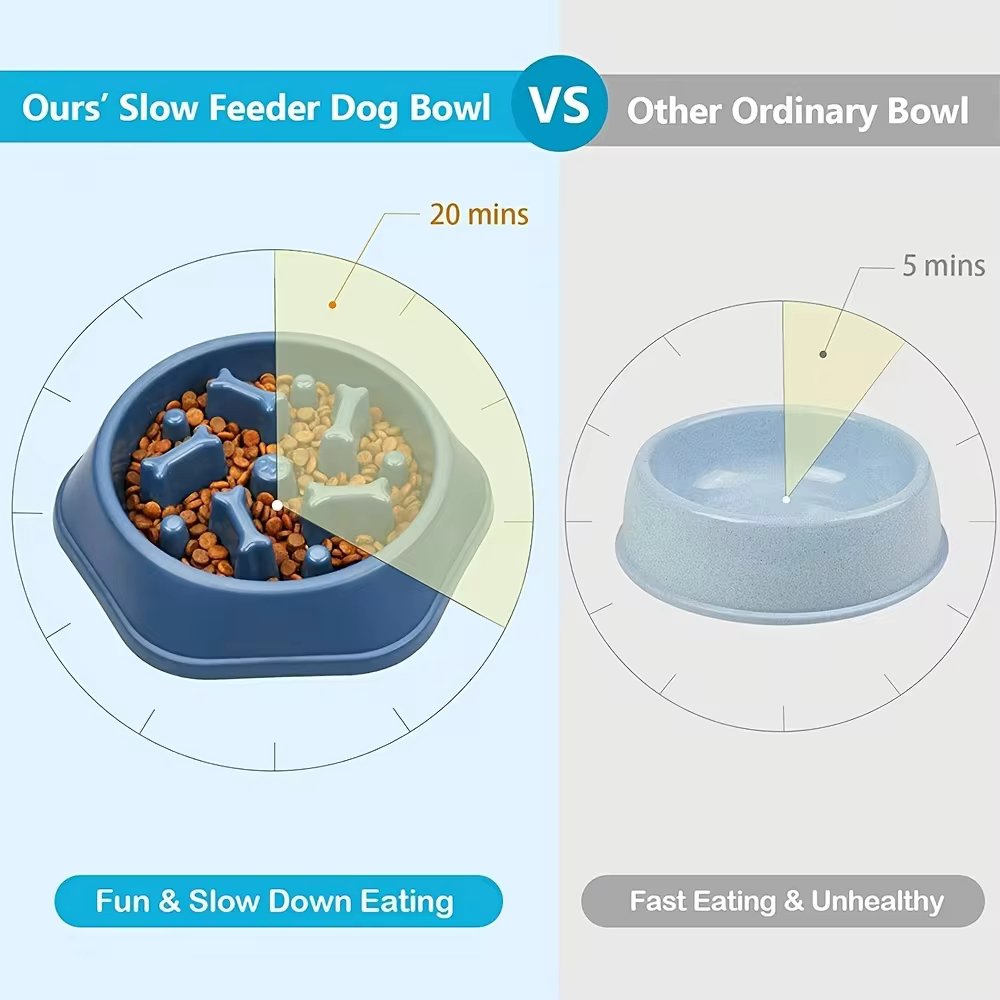 SlowBowl • Dog Feeding Bowl Slow - Dog Feeding Bowl Slow - BowLift