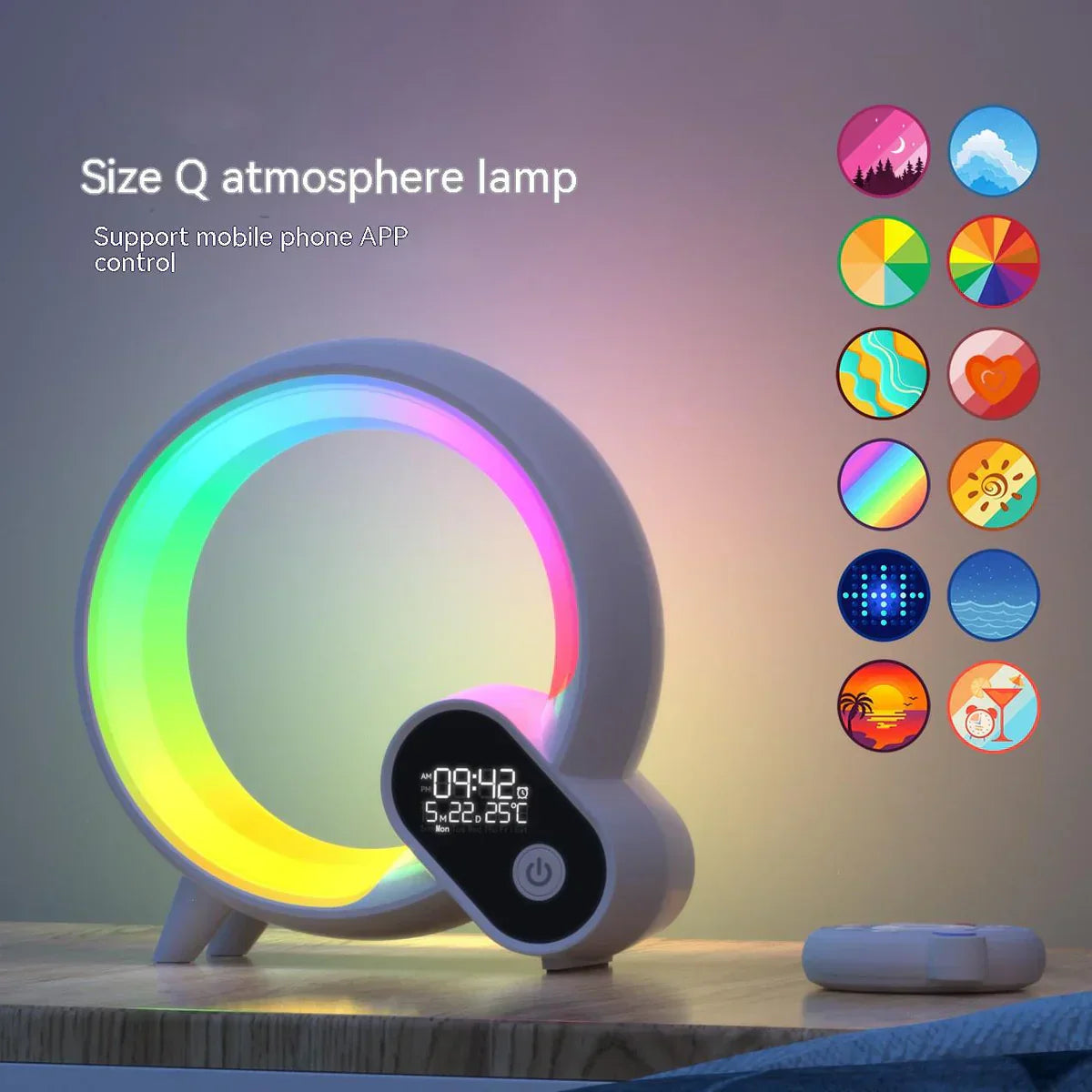 BowLift | Smart Night Light with White Noise and Colour Change - Liora
