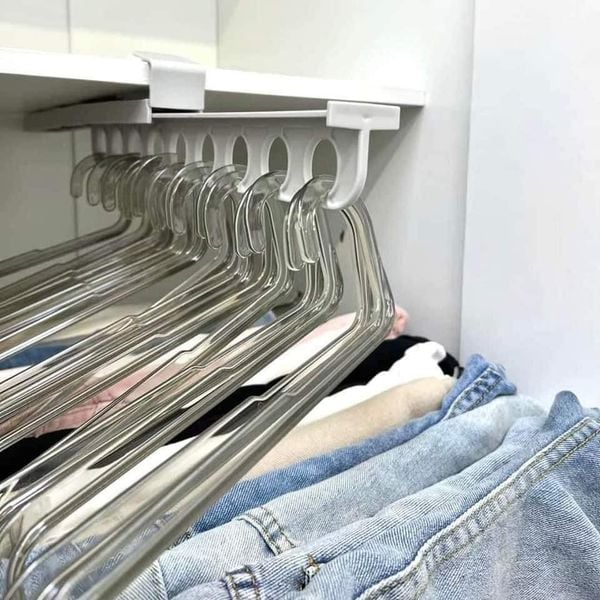 BowLift | SmartGlide Pull-Out Rack – Space-Saving Closet Organizer for Pants, Scarves, Ties – Easy Glide System – Stylish and Modern Design