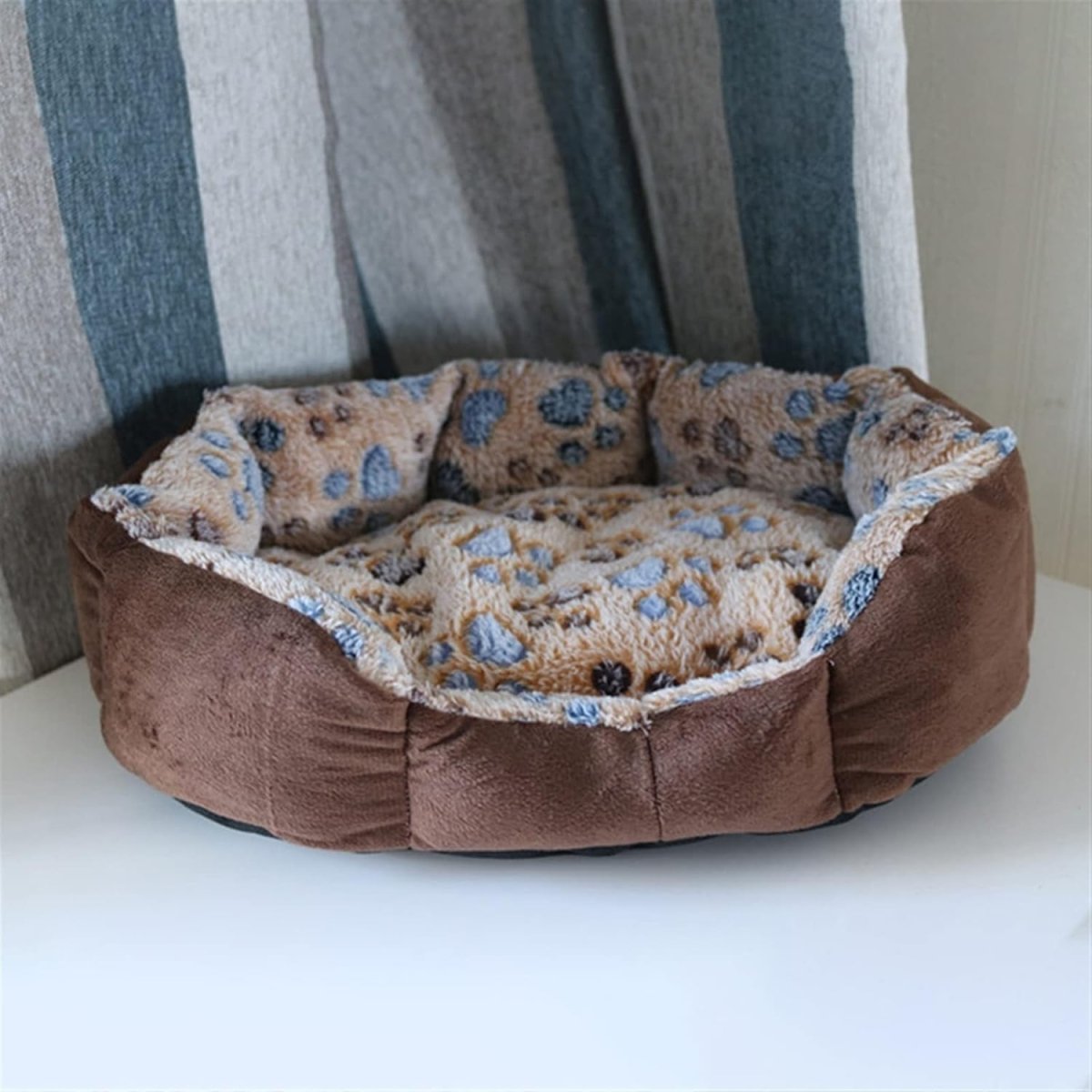 SnugglePaws • Octagonal Dog Bed - Dog Bed - BowLift