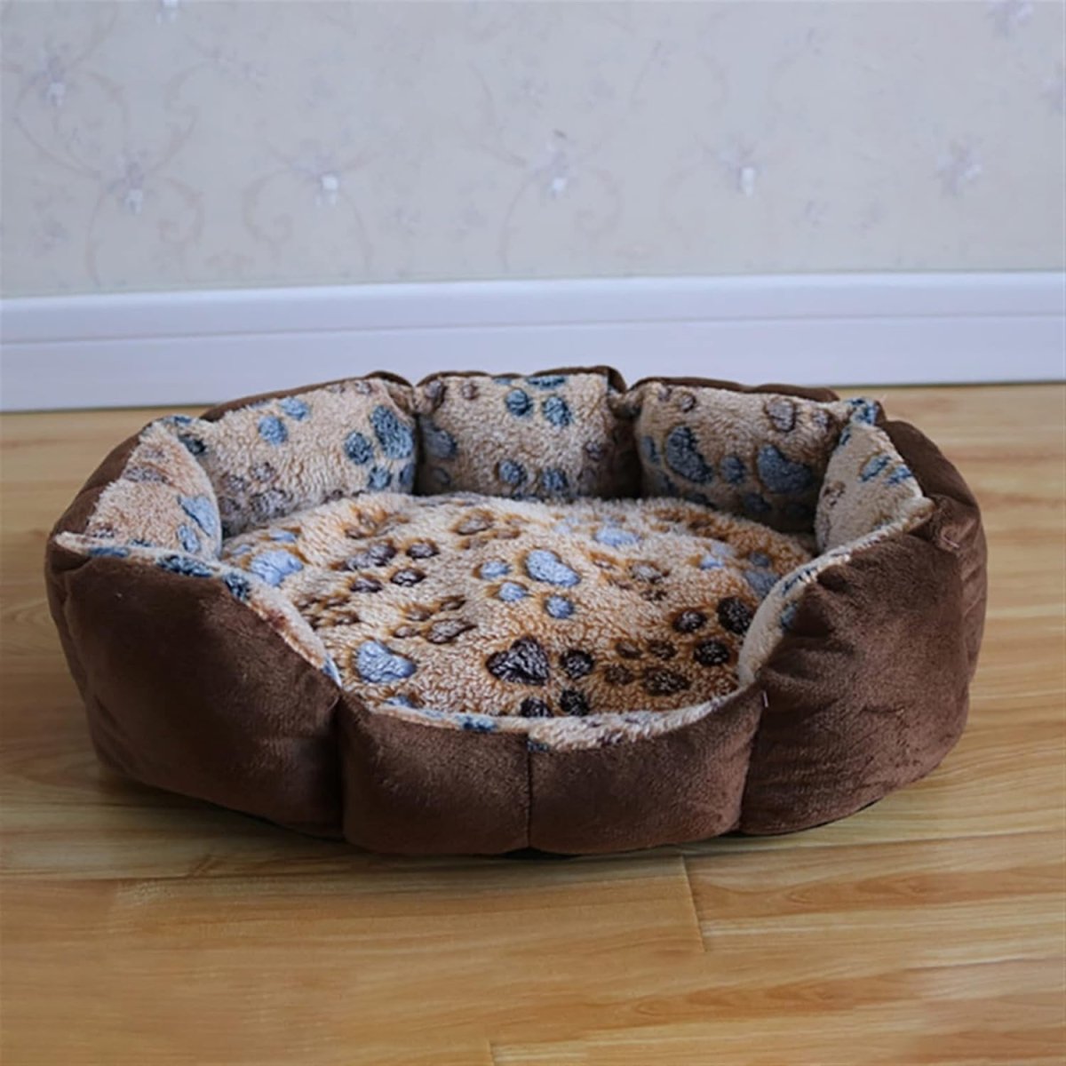 SnugglePaws • Octagonal Dog Bed - Dog Bed - BowLift