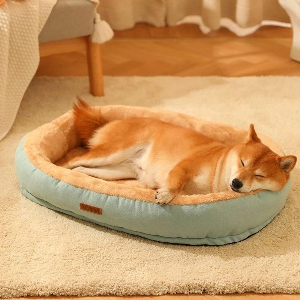 SnugNest • Plush Dog Bed - Dog Bed - BowLift