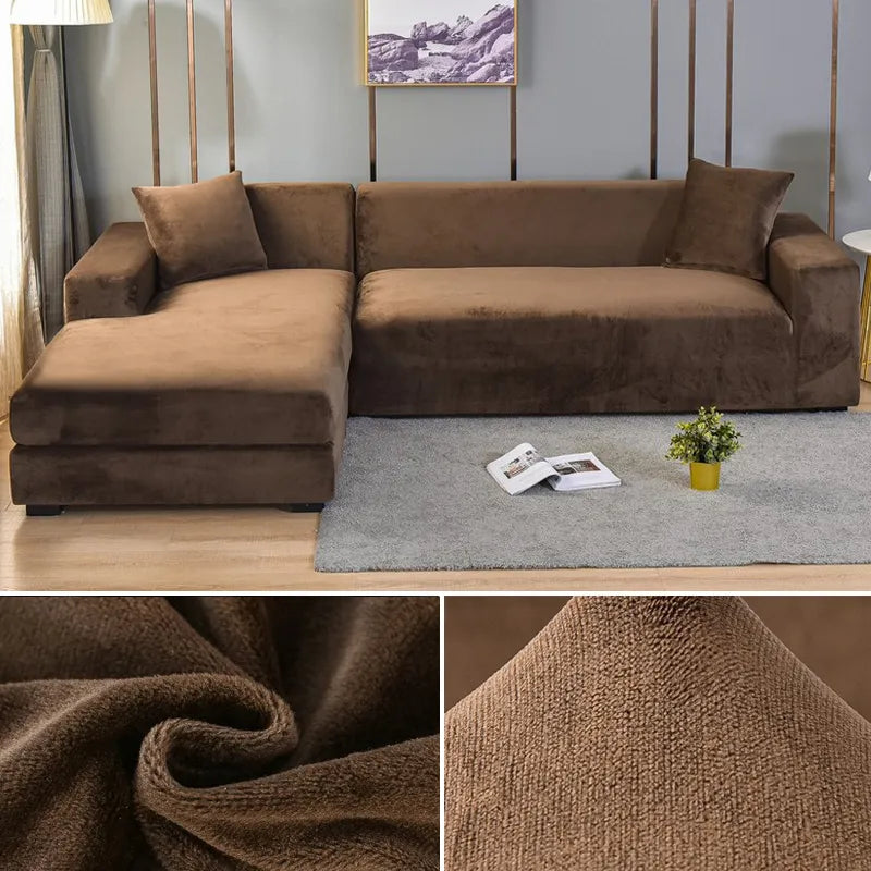 BowLift | Sofa Cover Velvet Stretch Washable Protector