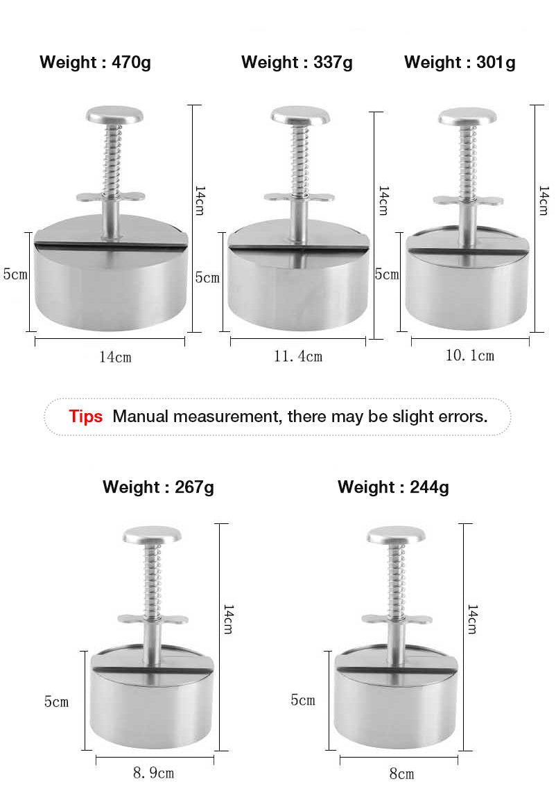 BowLift | Manual Meat Press for Hamburger Patties