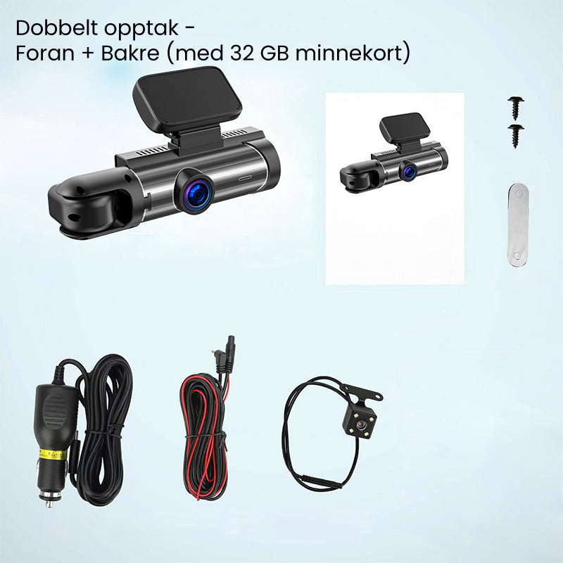 BowLift | Car camera with 170° wide angle and 1080p dual lens