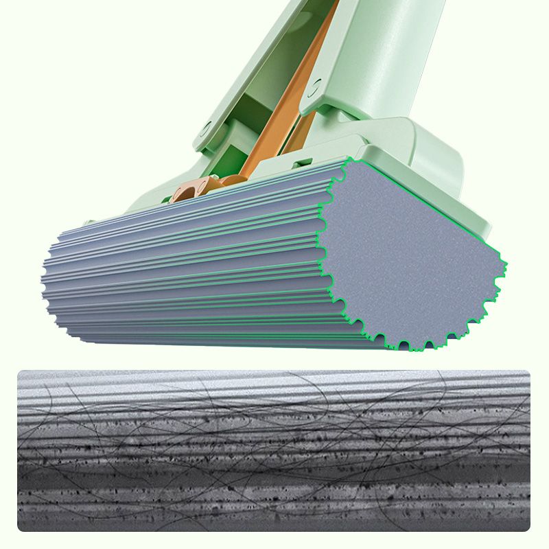 BowLift | Absorbent Folding Squeeze Sponge Mop with Brush