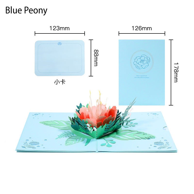 BowLift | Creative 3D paper cut-out card with popup greeting card