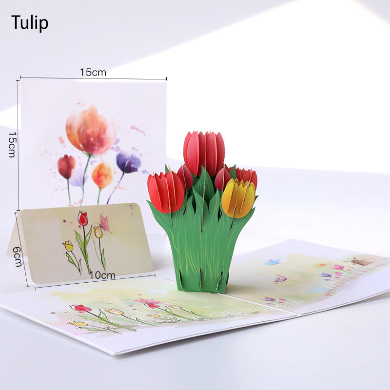 BowLift | Creative 3D paper cut-out card with popup greeting card