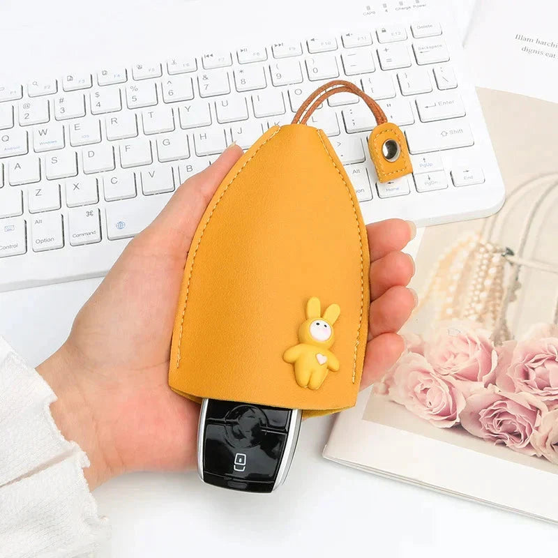 BowLift | Creative retractable, cute car keychain case with large capacity