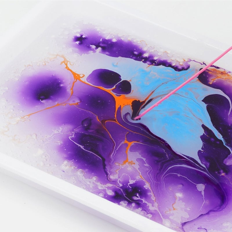 BowLift | Marbling of watercolor paint for art