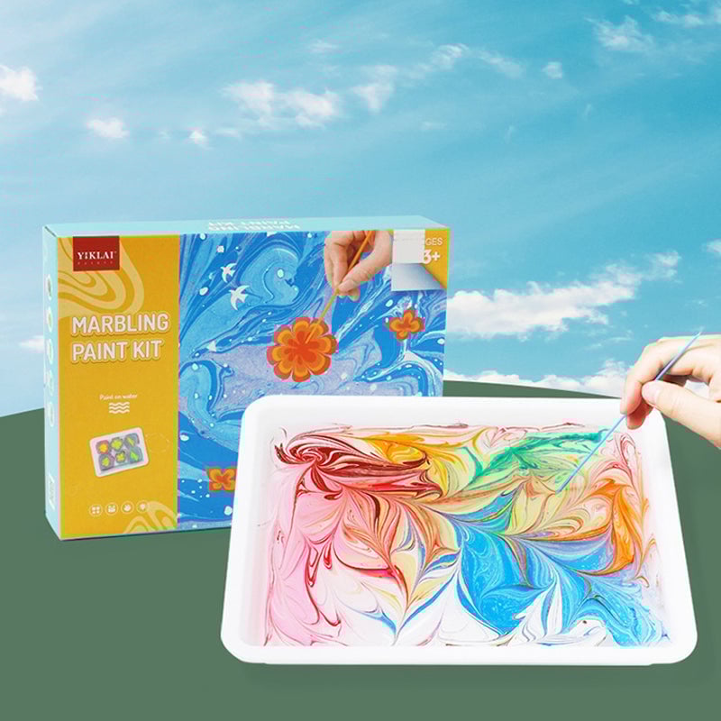 BowLift | Marbling of watercolor paint for art