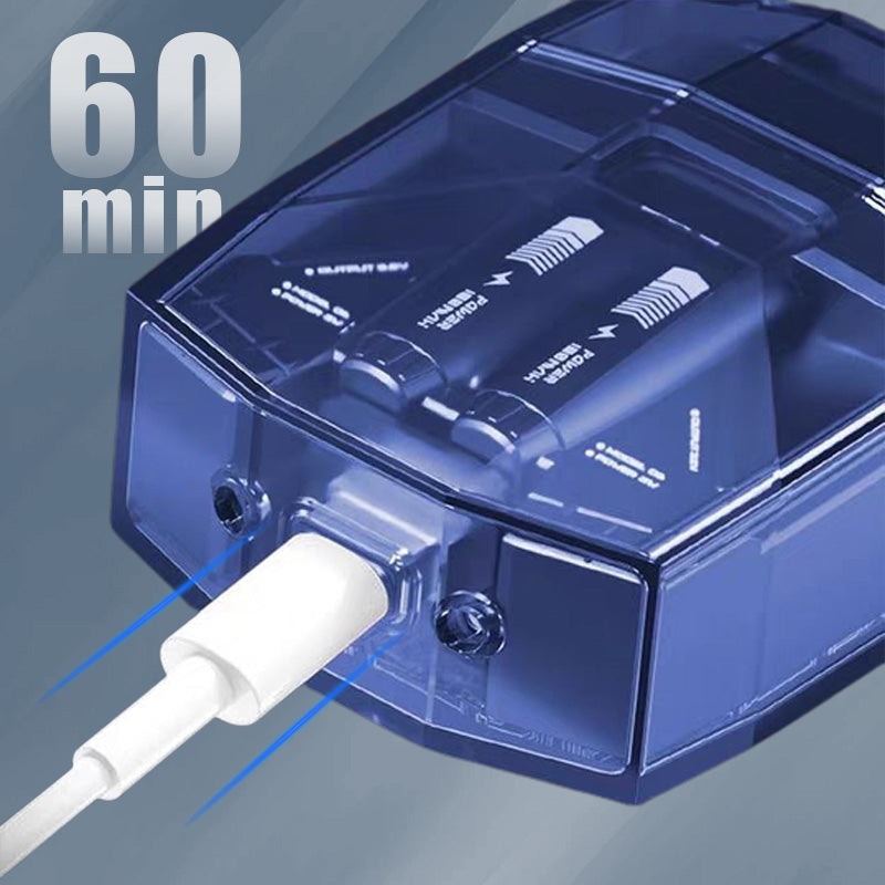 BowLift | Transparent Mini Electric Razor with Low Noise Level