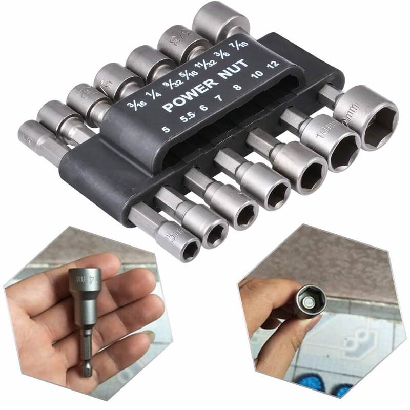 BowLift | Power-driven socket wrench 14-piece set