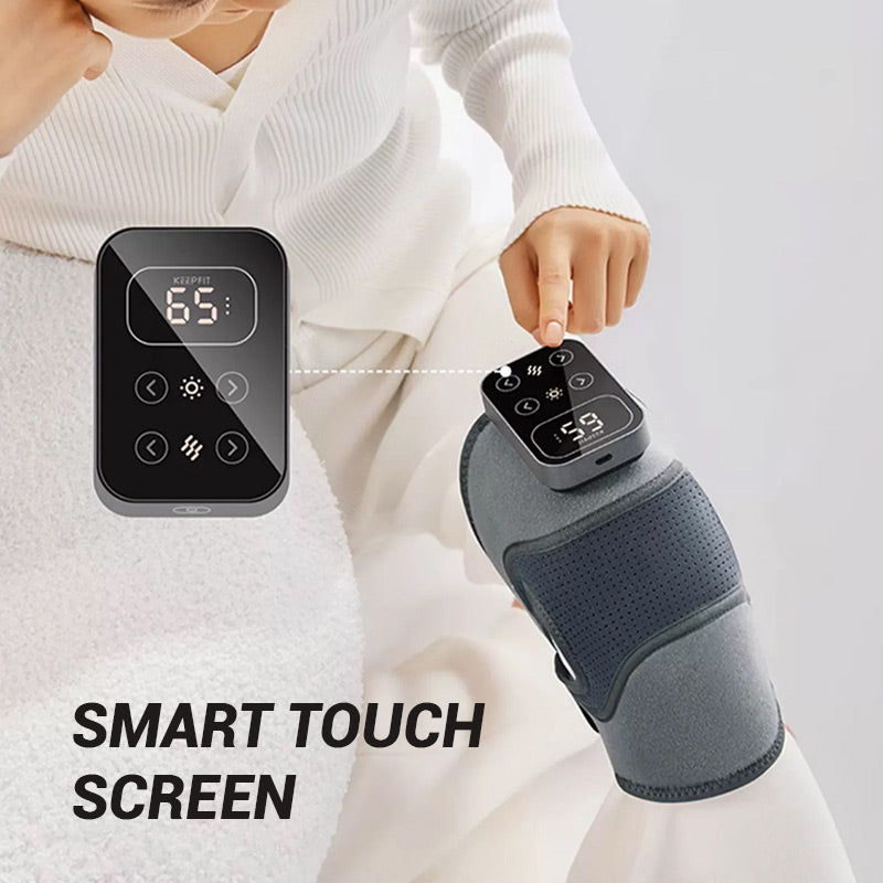 BowLift | Heated Knee Brace with Massage | Adjustable Thermal & Vibration Support | USB/Wall Powered