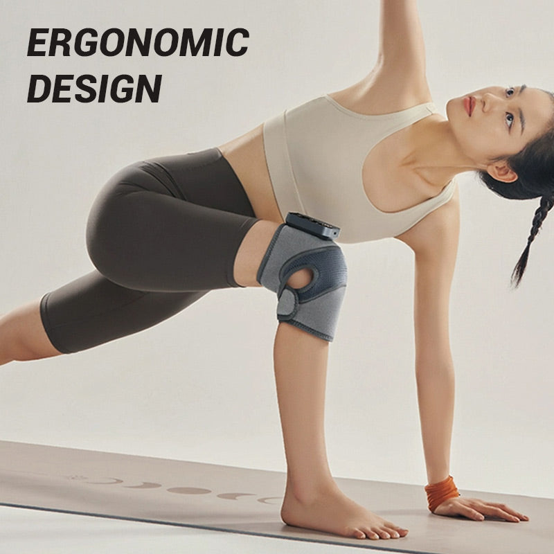 BowLift | Heated Knee Brace with Massage | Adjustable Thermal & Vibration Support | USB/Wall Powered