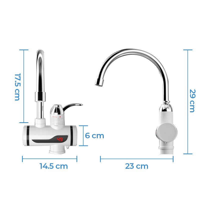 BowLift | HotFlow Instant Electric Water Heater Tap – Instant Hot Water for Kitchens & Bathrooms (3000W)