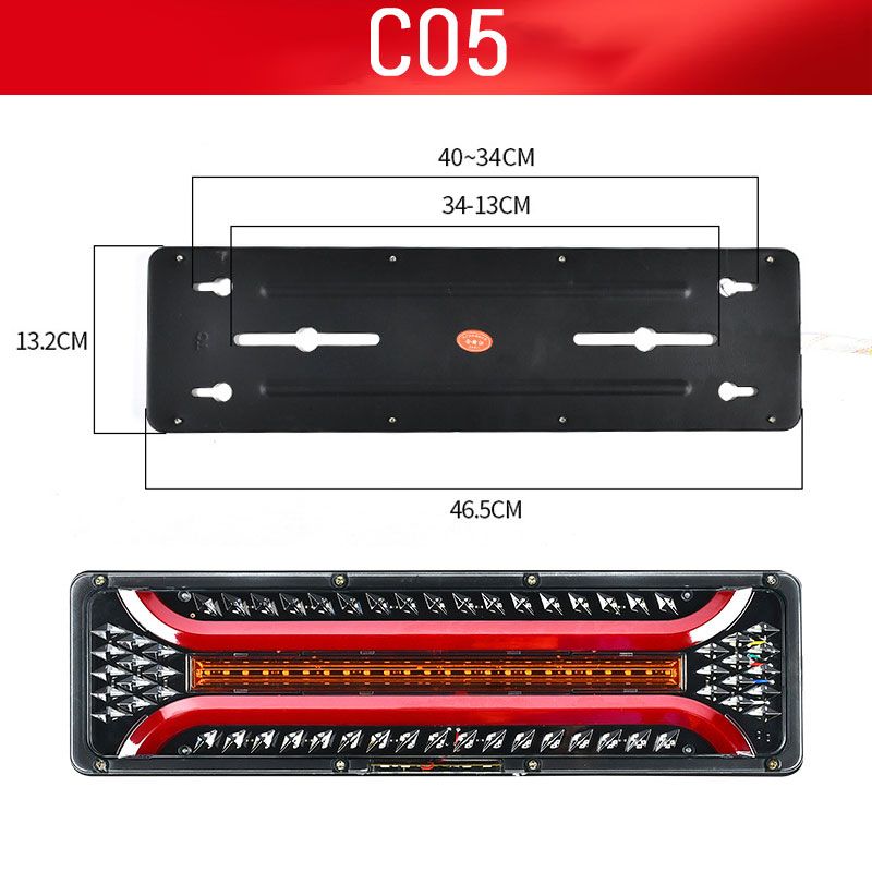 BowLift | 2 powerful LED tail lights for trucks
