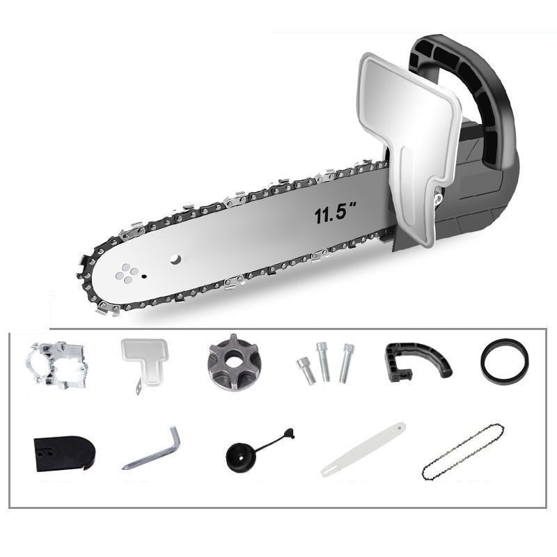 BowLift | Angle grinder converted to electric chainsaw