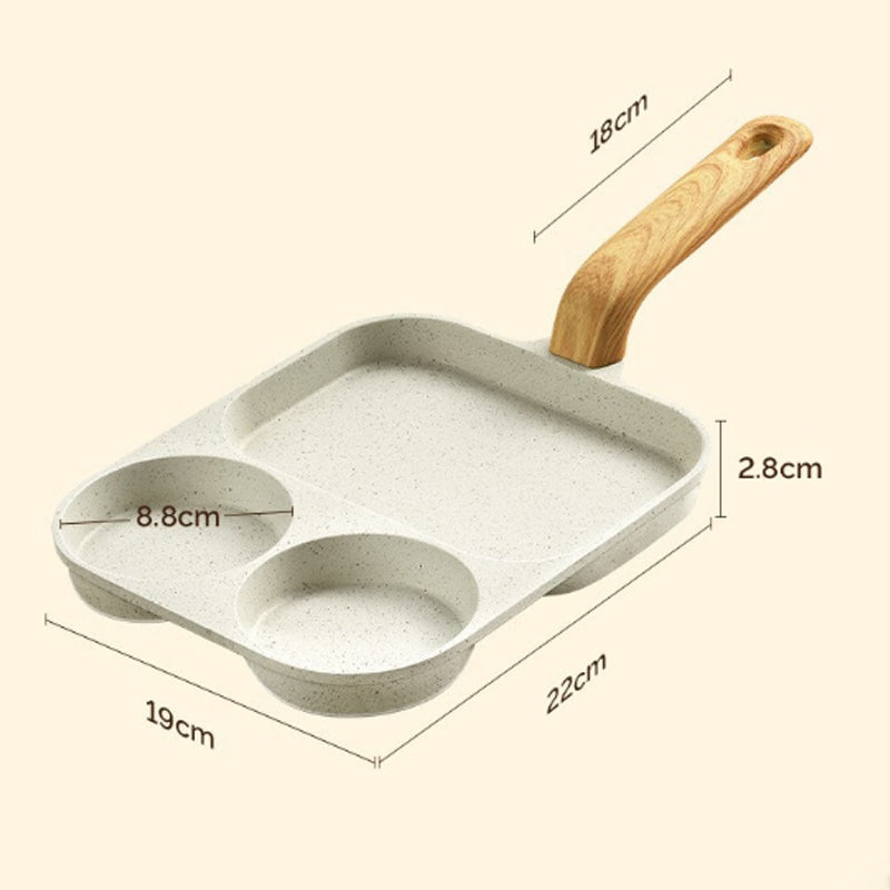 BowLift | 3-in-1 divided non-stick pan