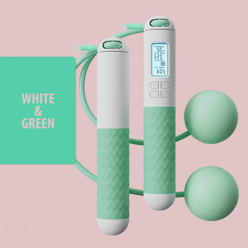 BowLift | Battery-operated skipping rope with counter and weight balls