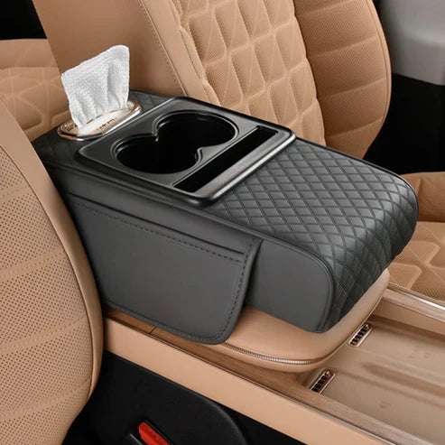 BowLift | Integrated multifunctional riser cushion for car armrests under pressure