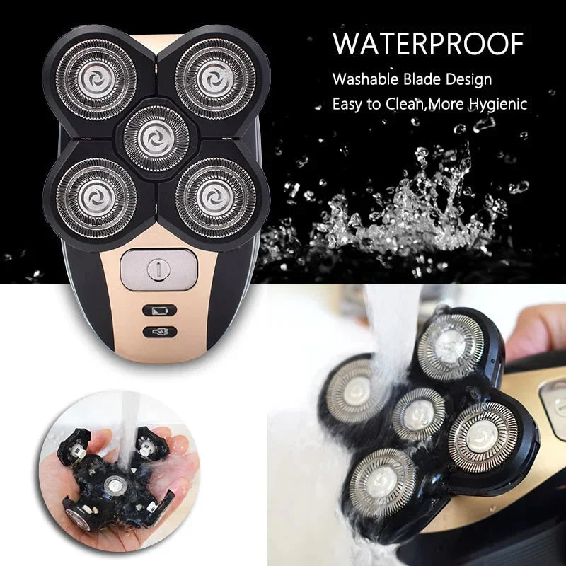 BowLift |  5-in-1 multifunctional 4D electric shaver