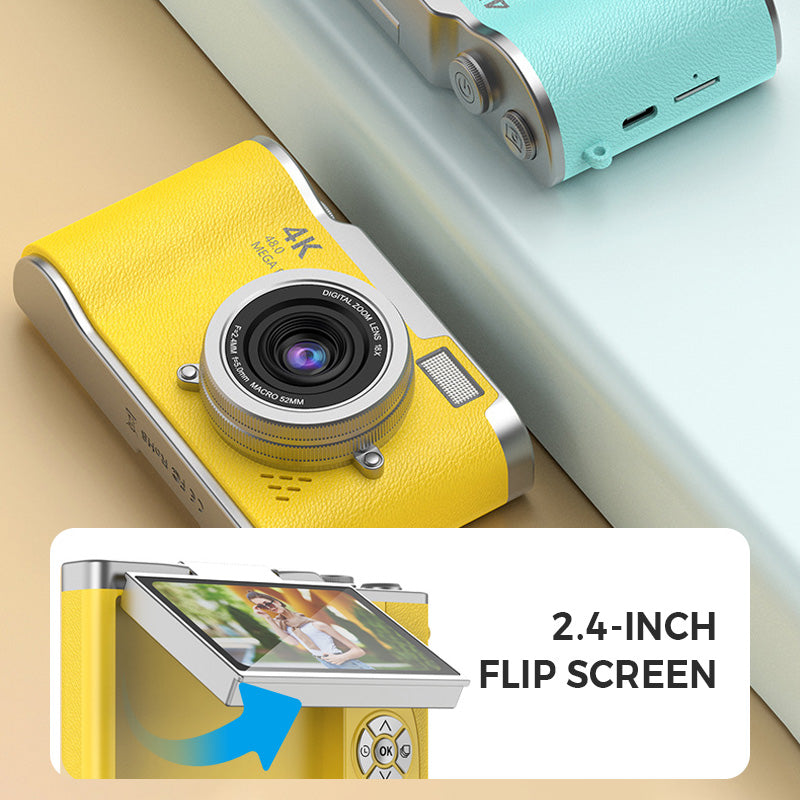 BowLift | 4K HD Flip-Screen Digital Camera