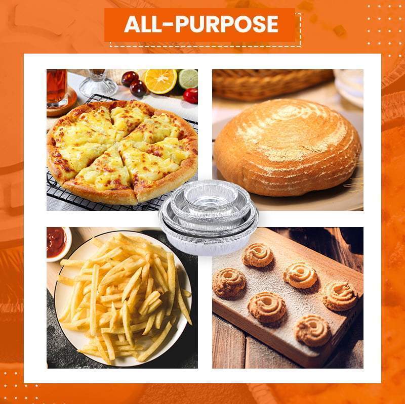 BowLift | Oil-resistant Aluminum Foil Box