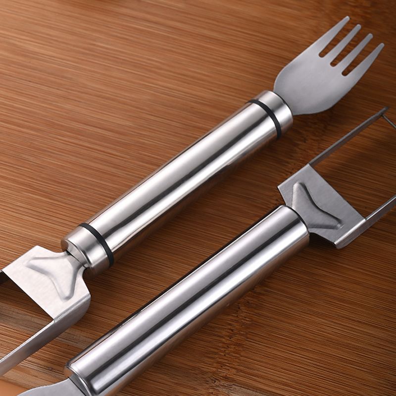 BowLift | 2-in-1 watermelon knife and fork in stainless steel