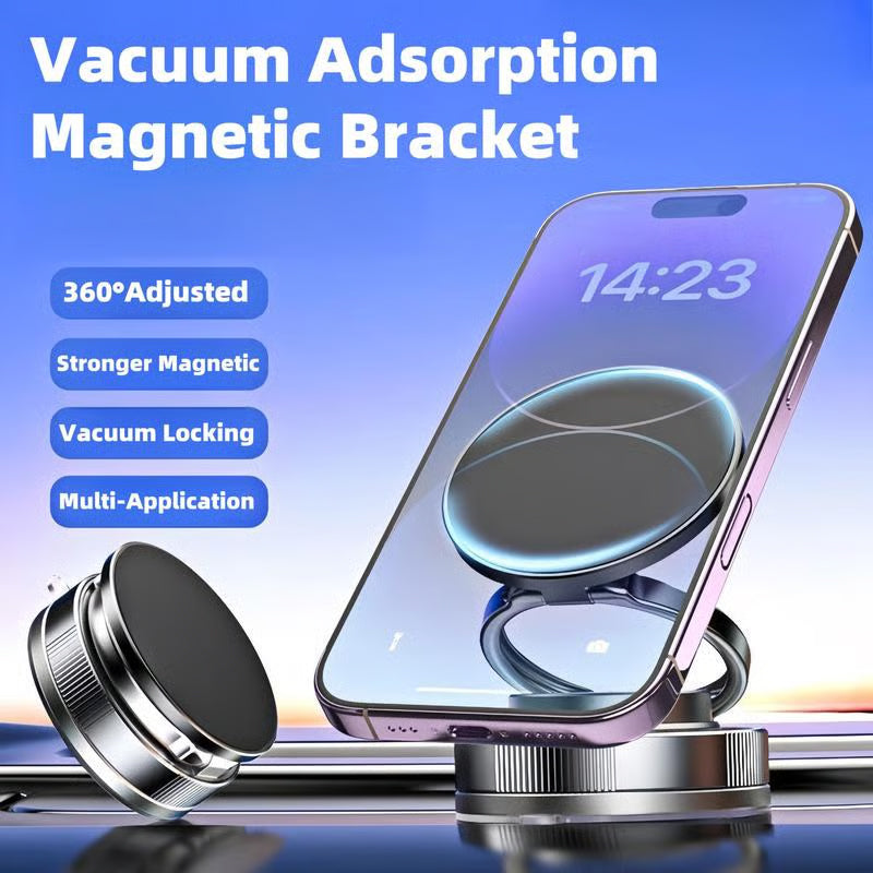 BowLift | 360° adjustable magnetic phone holder with vacuum