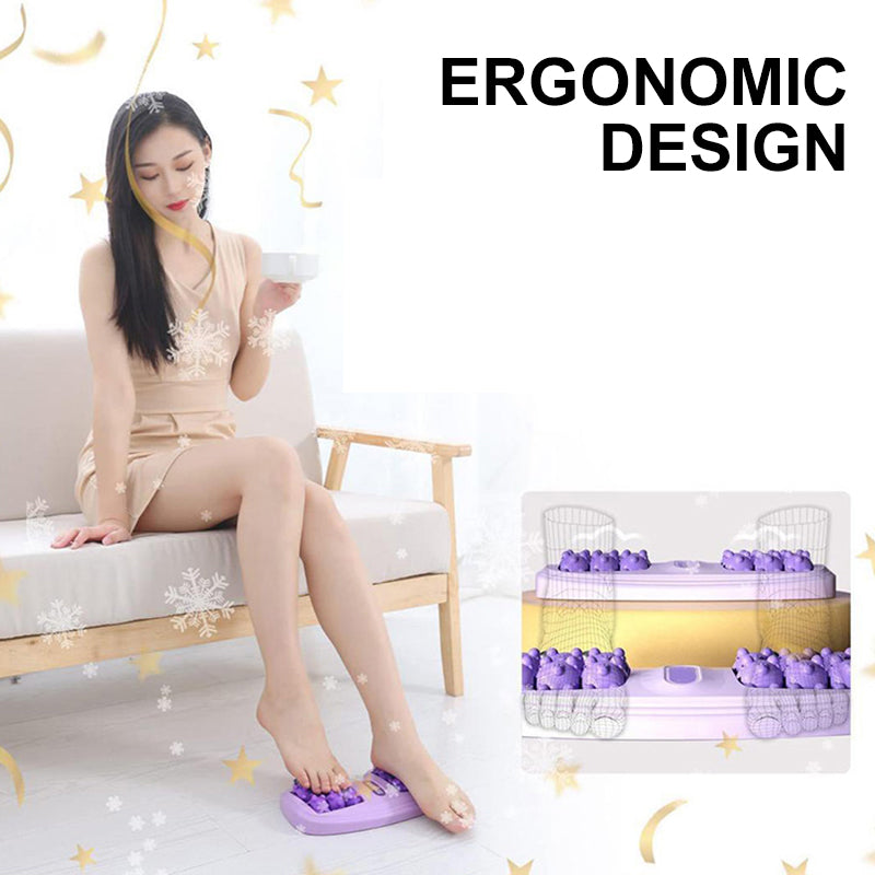 BowLift | Portable double foot massage roller