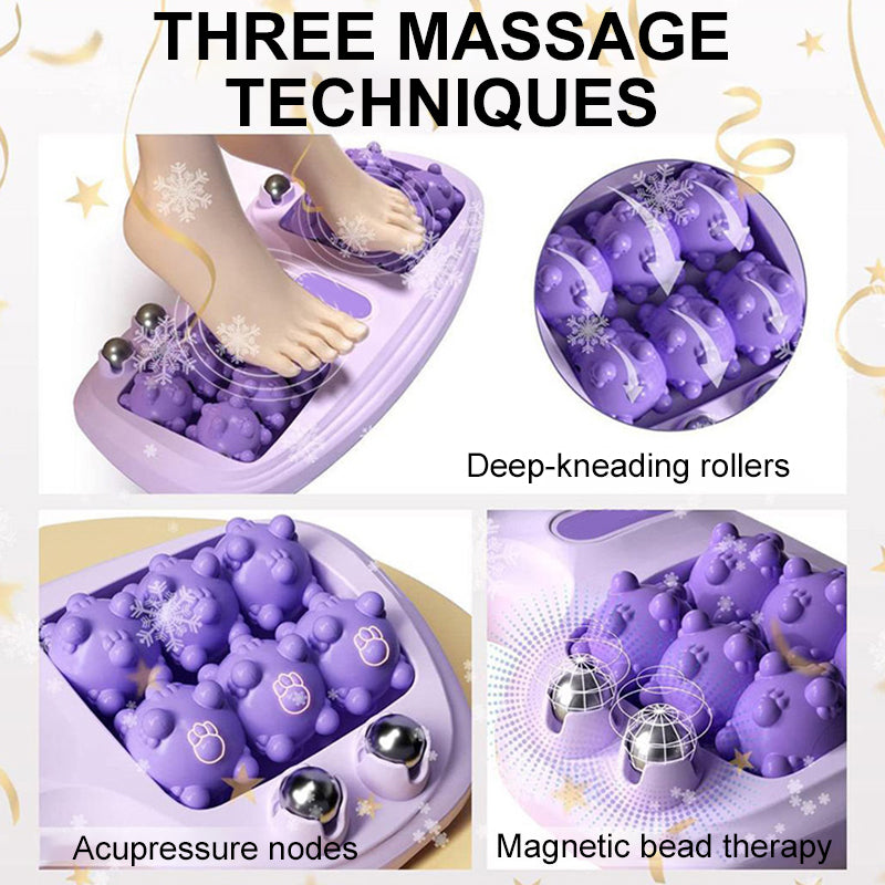 BowLift | Portable double foot massage roller