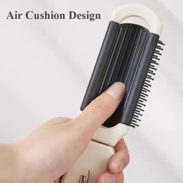 BowLift | Portable mini air cushion comb with removable mirror