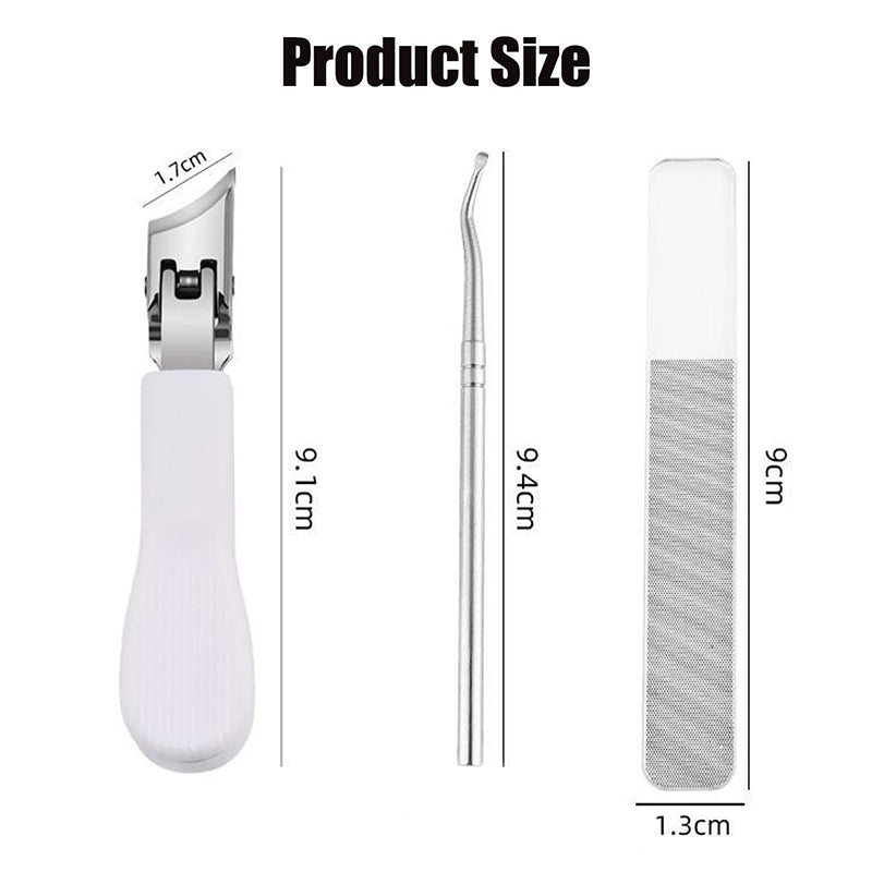 BowLift | Set with 3 angled nail clippers in the shape of an eagle claw