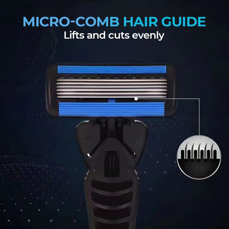 BowLift | 6-blade razor with single snap-in head