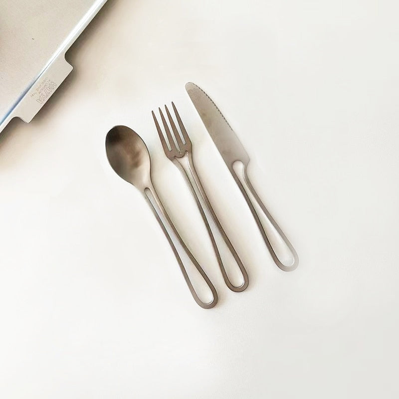 BowLift | Outline Cutlery Set made of Stainless Steel