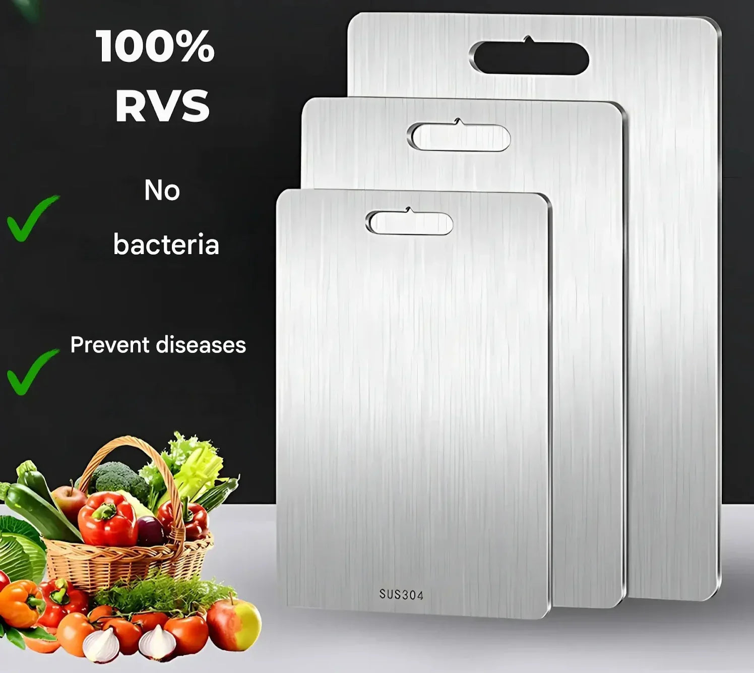 BowLift | Stainless Steel Cutting Board - ChefGuard