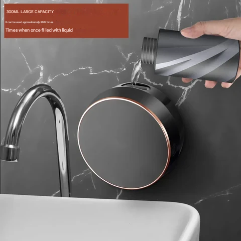 BowLift | Cleon 5-in-1 Smart Automatic Soap Dispenser with LED Display – Touchless, Rechargeable & Wall-Mountable
